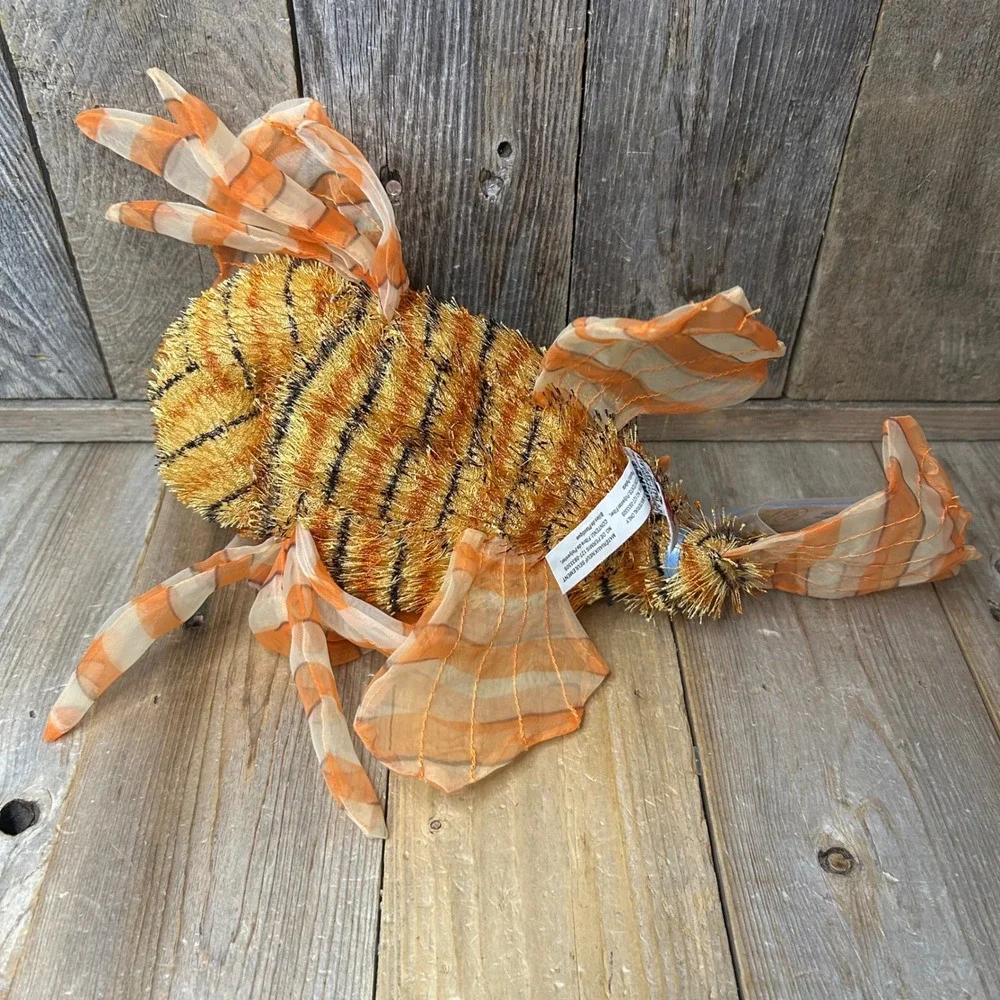Ganz Webkinz Lionfish HM355 Orange Gold Striped Plush Toy NWT Sealed Code Tag